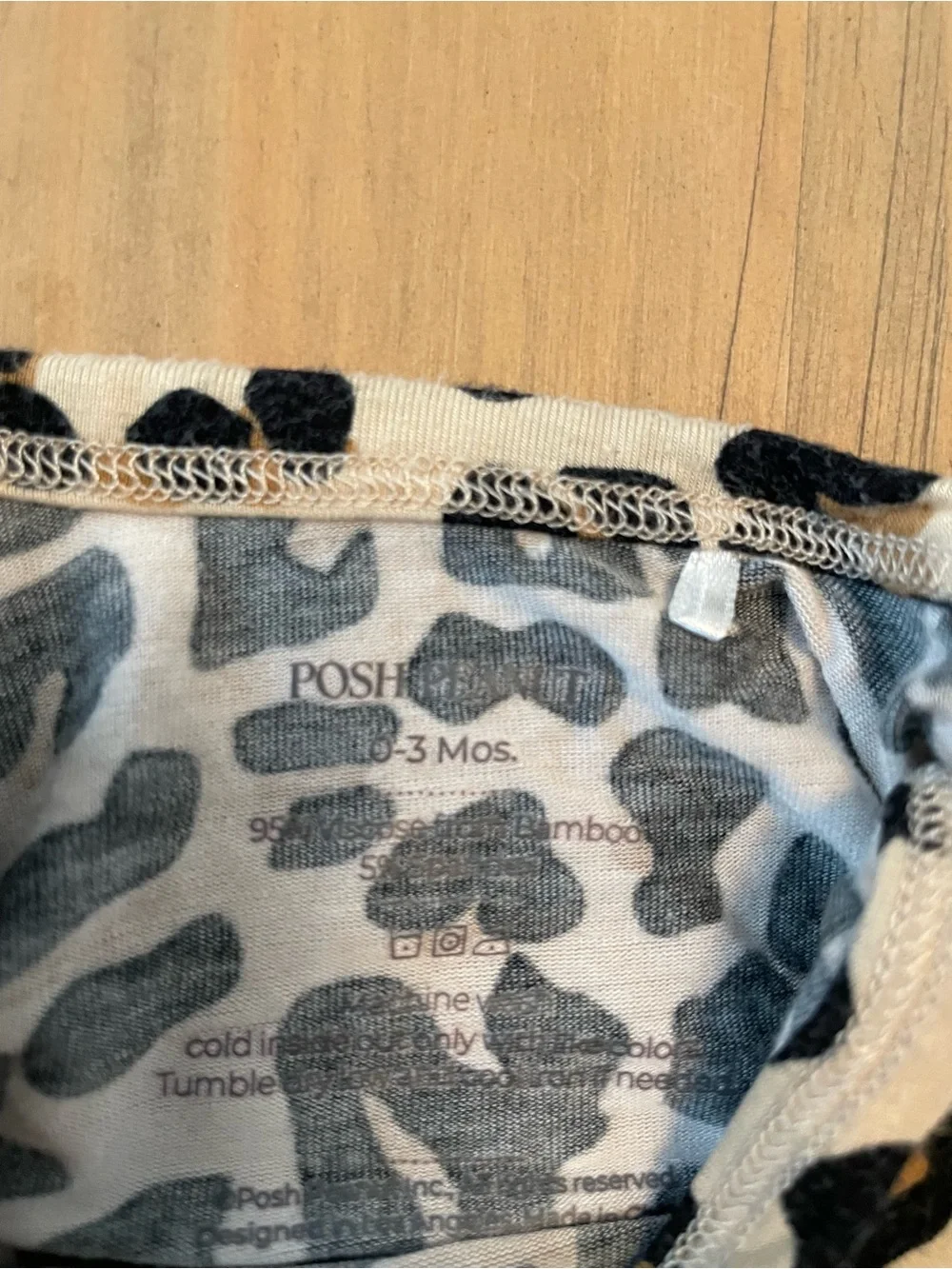 Posh bamboo zipper